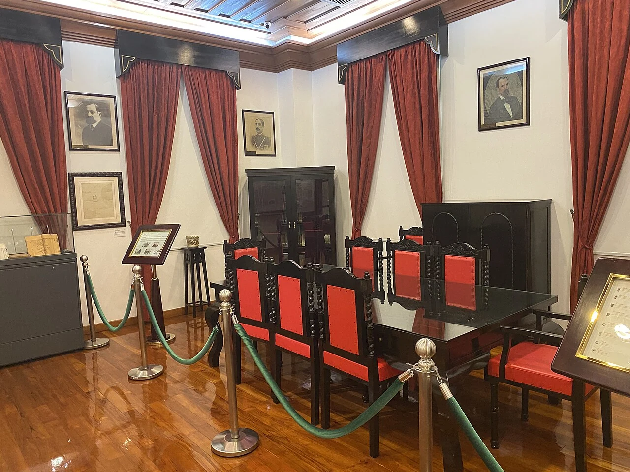 Displays inside the Museum of Taipa and Coloane History.