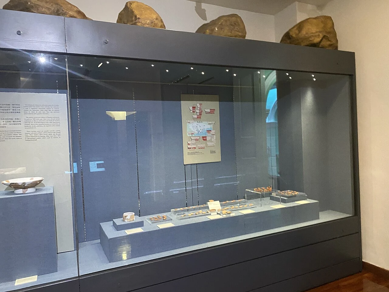 Displays inside the Museum of Taipa and Coloane History.