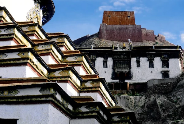 Pelkor Chöde et le grand stupa Kumbum à Gyantsé