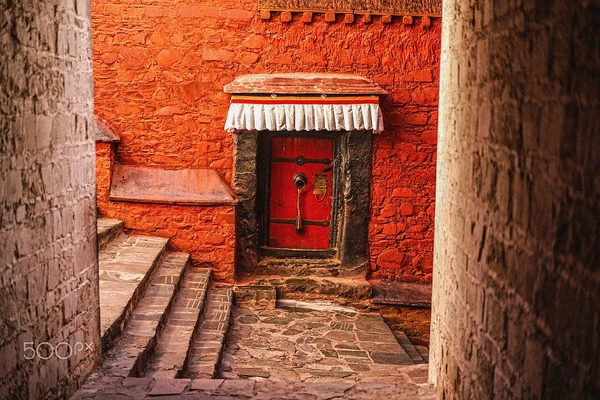 Bâtiment sur le versant de Tashilhunpo