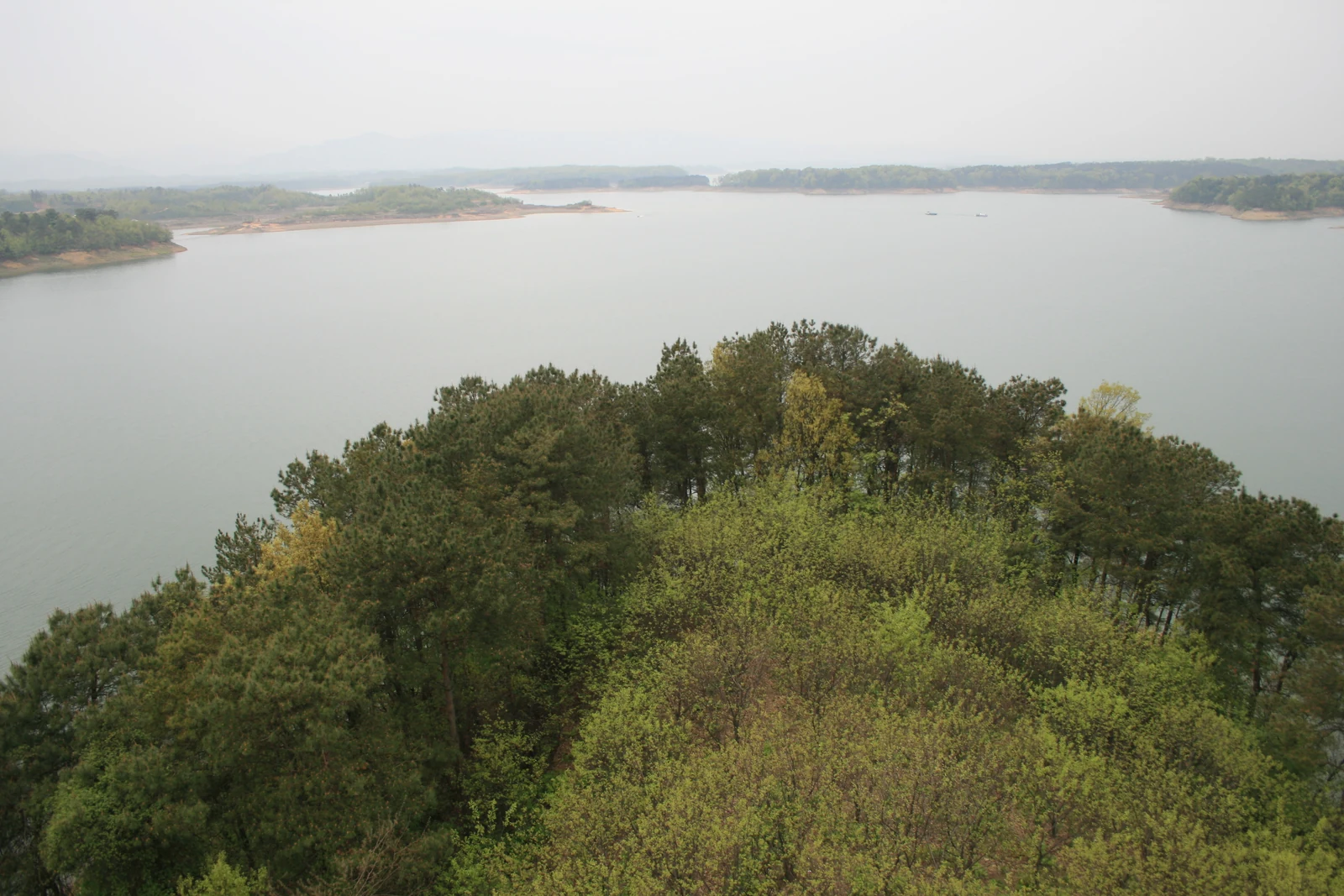 Lago Nanwan, Xinyang: el embalse