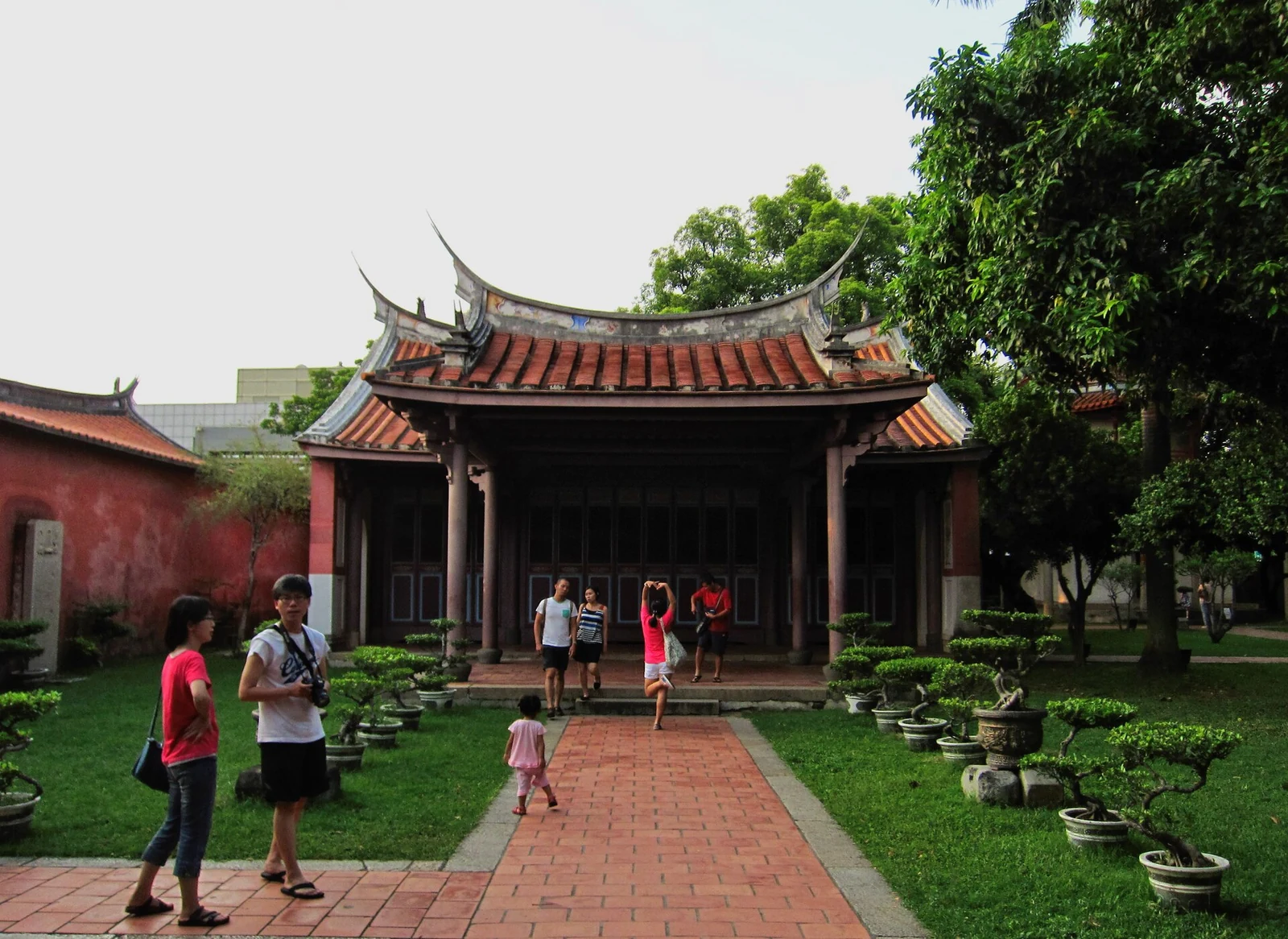 Chihkan-Turm-Anlage im Zentrum von Tainan