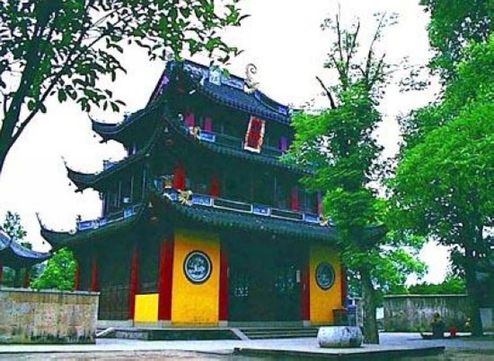 南屏晩鐘 · 寺院の建物