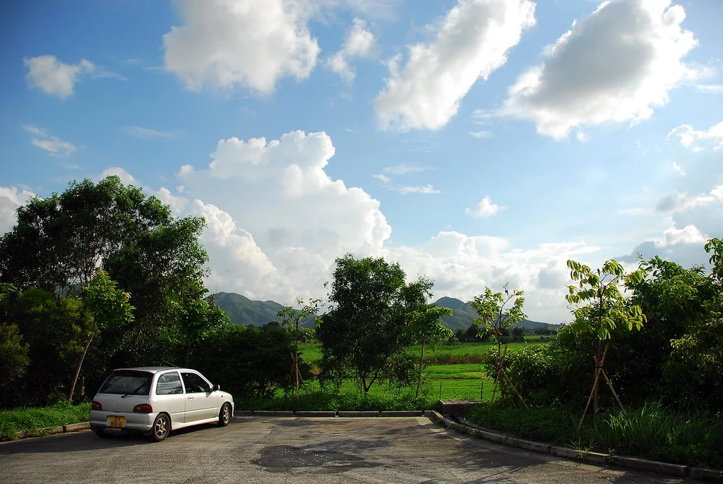 Campos y colinas bajas de Long Valley, en Sheung Shui.