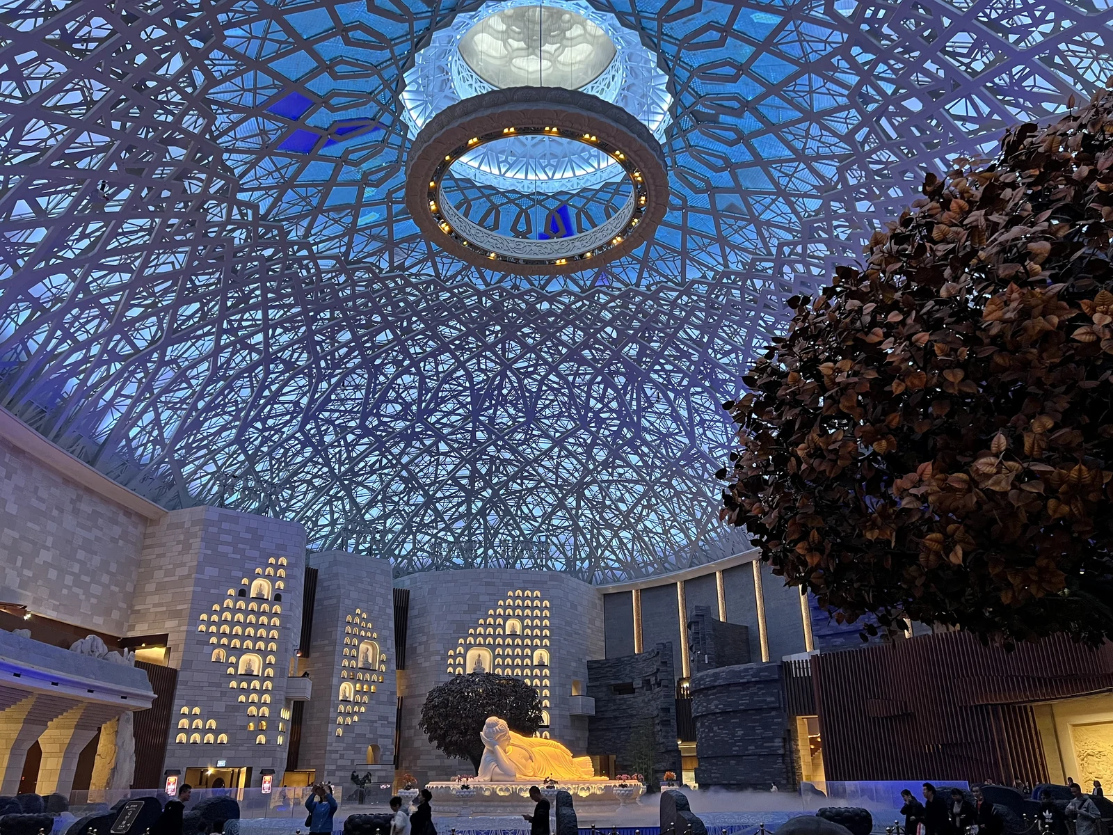 قبة قصر فودينغ، صُوّرت عام 2025.