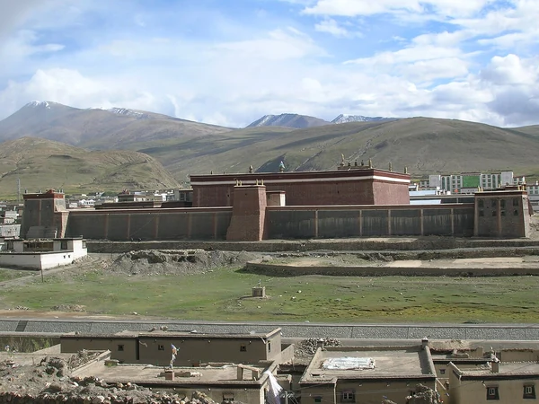 Les bâtiments du monastère de Sakya