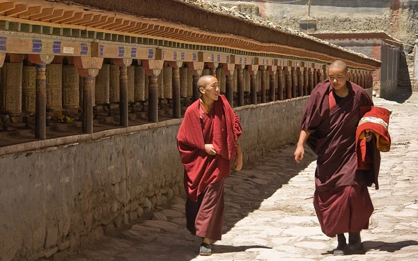 Le monastère de Sakya sur une photographie de 2006.