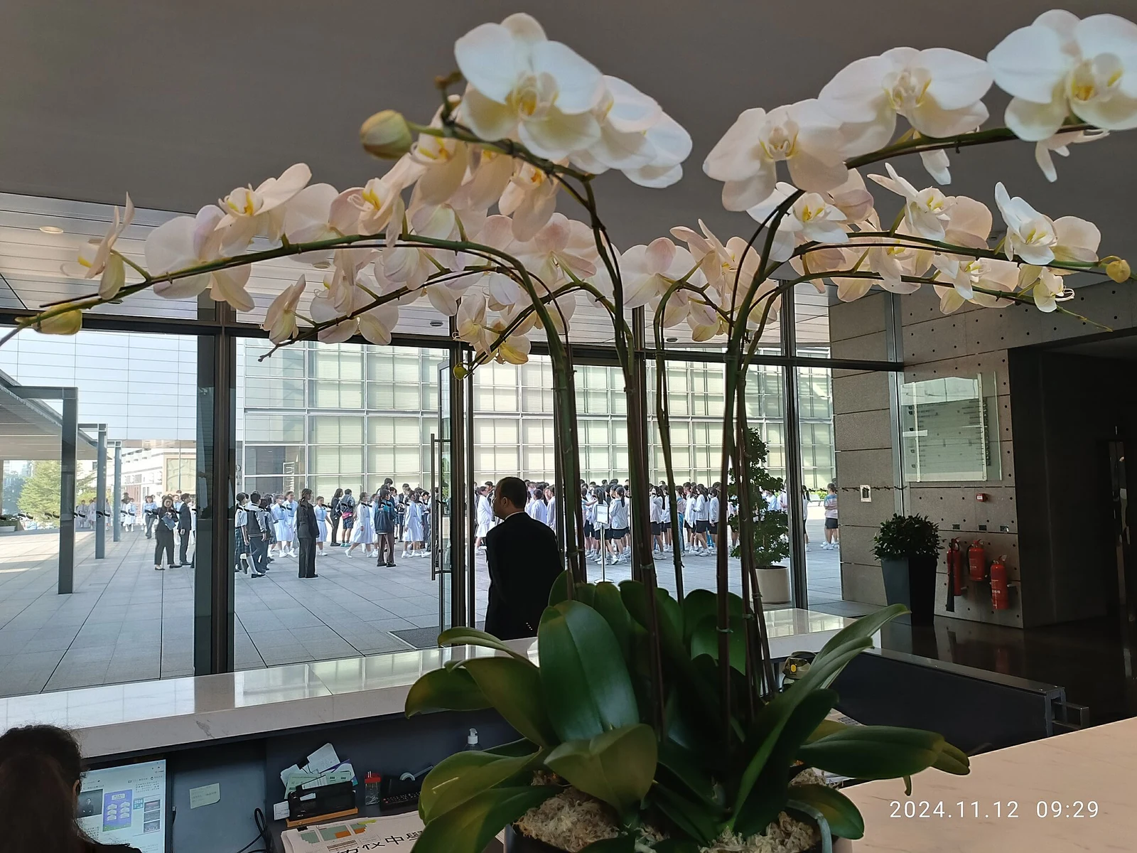 The lobby of the Macao Cultural Centre.