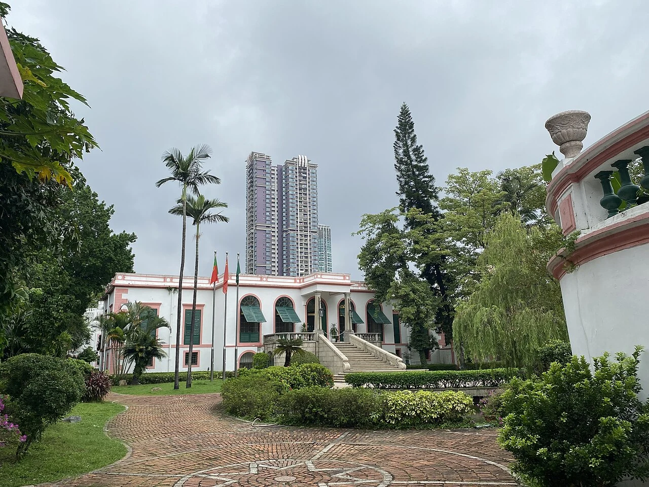Das Gartenhaus, in dem die Orientalische Stiftung in Macao untergebracht ist.